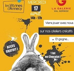 Pâques dans la Galerie Val Semnoz : Mercredi 17 avril !