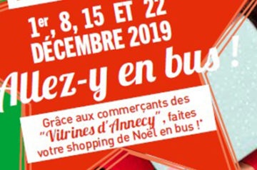 Pendant les week-ends de décembre, venez en bus, le retour est gratuit !