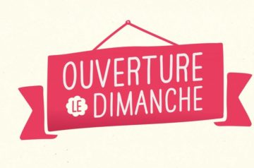 Autorisation d’ouvertures les dimanches 2020