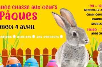 Chasse aux œufs de Pâques Samedi 4 avril 2020